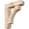 Ekena Millwork Westlake Craftsman Smooth Bracket w/ Offset Brace, Douglas Fir, 7 1/2"W x 30"D x 34"H BKT0806X30X34WTL04SDF - alternate 1
